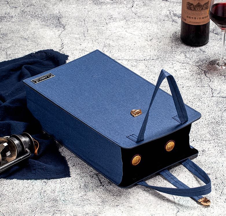Double Buckle Wine Gift Bag
