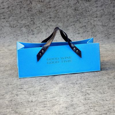 Elegant Wine Flannel Gift Bag (Single & Double)