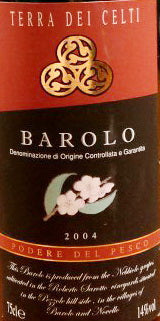 Terra Dei Celti Barolo Podero del Pesco 2004 (Pre-order)