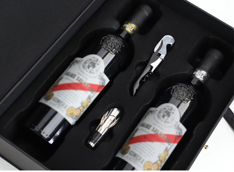 Professional Wine Gift Box With Handles (Double)