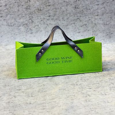 Elegant Wine Flannel Gift Bag (Single & Double)