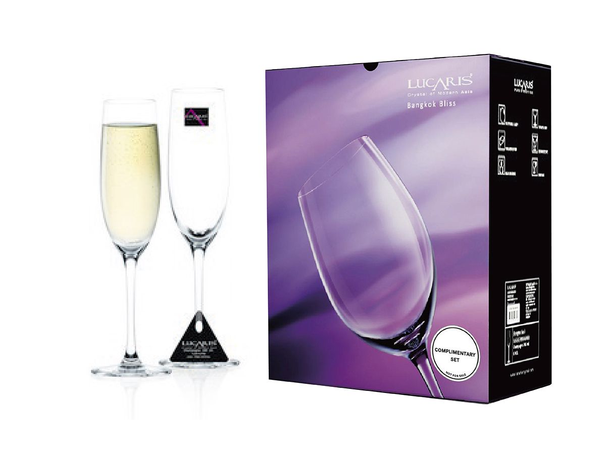 【五星酒店專用】Lucaris 水晶香檳酒杯套裝 (2隻)︱Champagne Glass (2pcs) - Wine Passions ITALY 頂級意大利酒