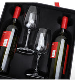 Chic Wine Gift Box (Double) with 2 wine glasses