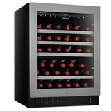 【20% OFF + $800 Gift Voucher】Vintec Seamless Stainless Steel Series VWS050SSA-X Single temperature zone wine cabinet (40 bottles) licensed in Hong Kong