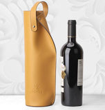 Single carry wine leather bag