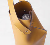 Single carry wine leather bag