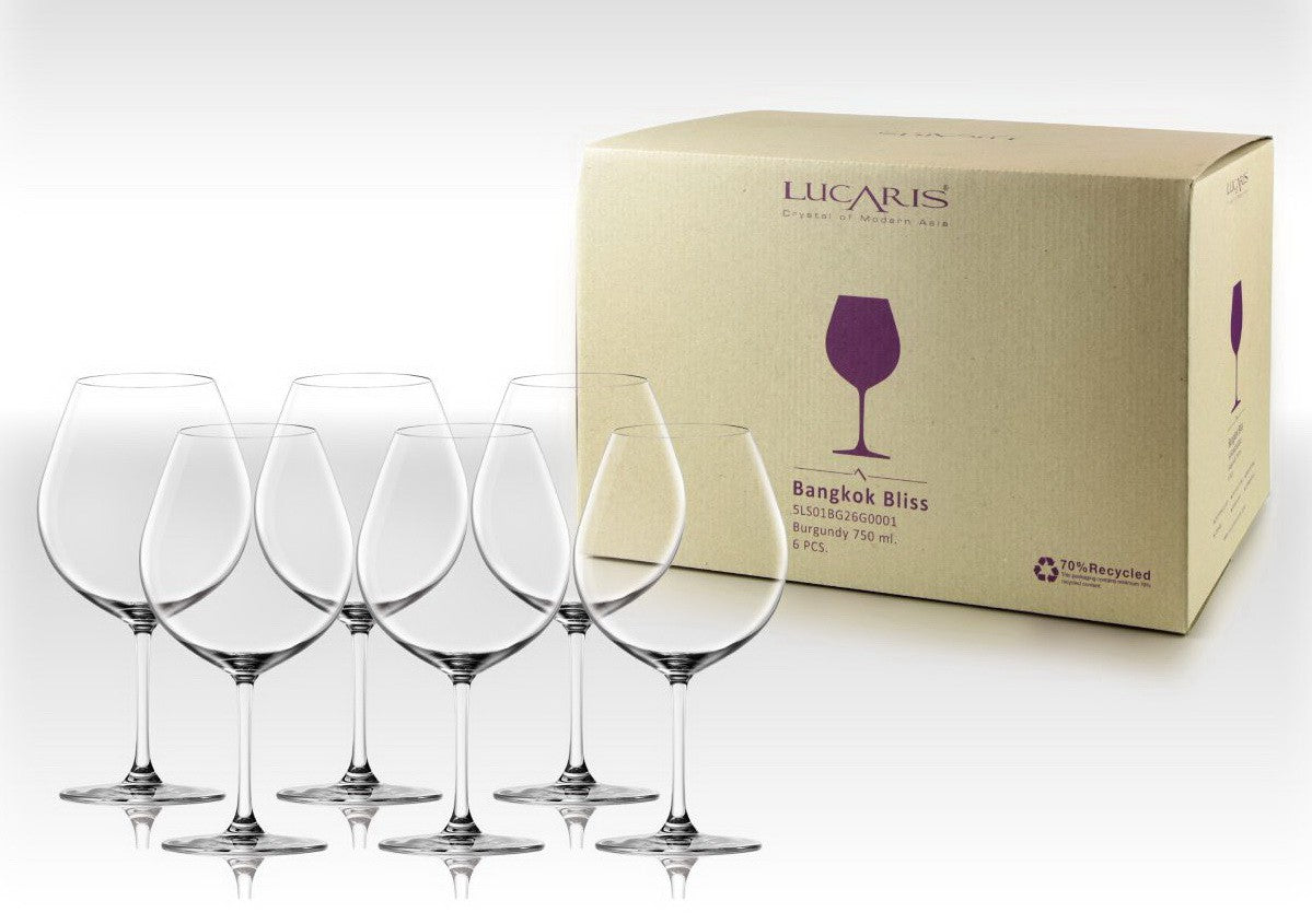 【五星酒店專用】 Lucaris 特大紅酒酒杯套裝 (6隻) Burgundy Glass (6pcs) - Wine Passions ITALY 頂級意大利酒