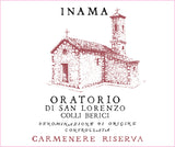 INAMA Oratorio Di San Lorenzo Carmenere Riserva DOC 2009